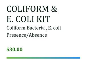 nitrate and coliform kit