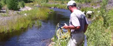 monitoring river water