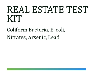 real estate test kit