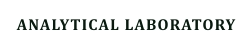 ANALYTICAL LABORATORY