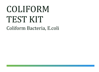coliform test kit