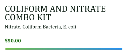 home water quality test kit - Bacteria testing in wisconsin